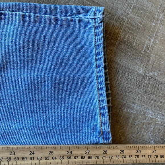 Vintage 90s Levi's 560 Loose Fit Straight Leg Womens Jr 5 S Distressed 26x28.5 - Picture 10 of 13